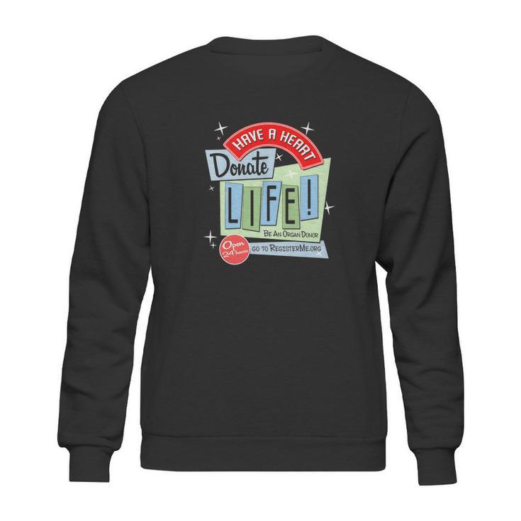 Retro Donate Life Sweatshirt