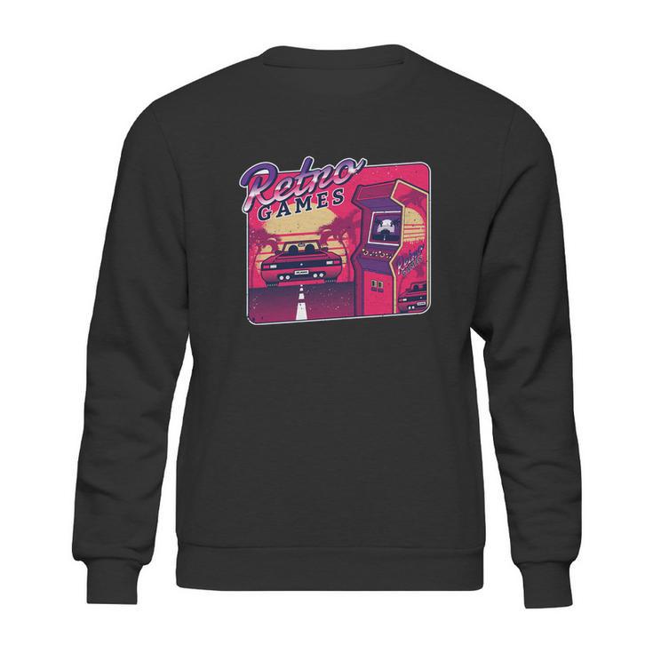 Retro Gaming Arcade Sweatshirt