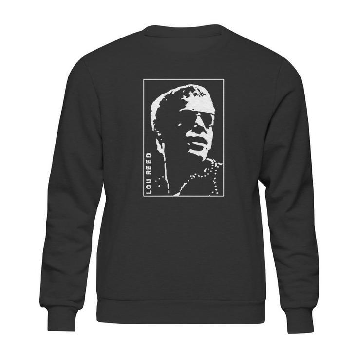 Retro Graphic Lou Reed Art Sweatshirt