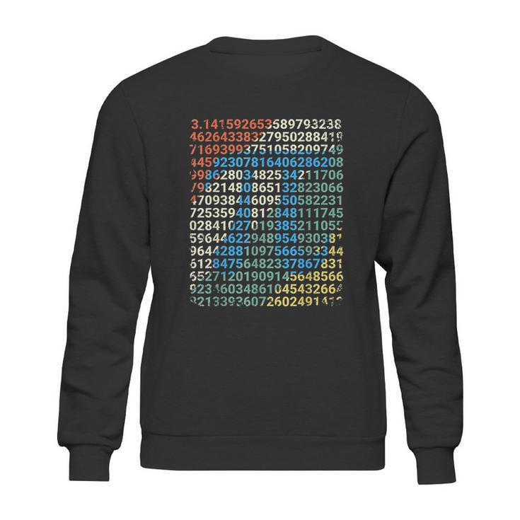 Retro Pi Math Vintage Nerd Mathematician Gift Sweatshirt