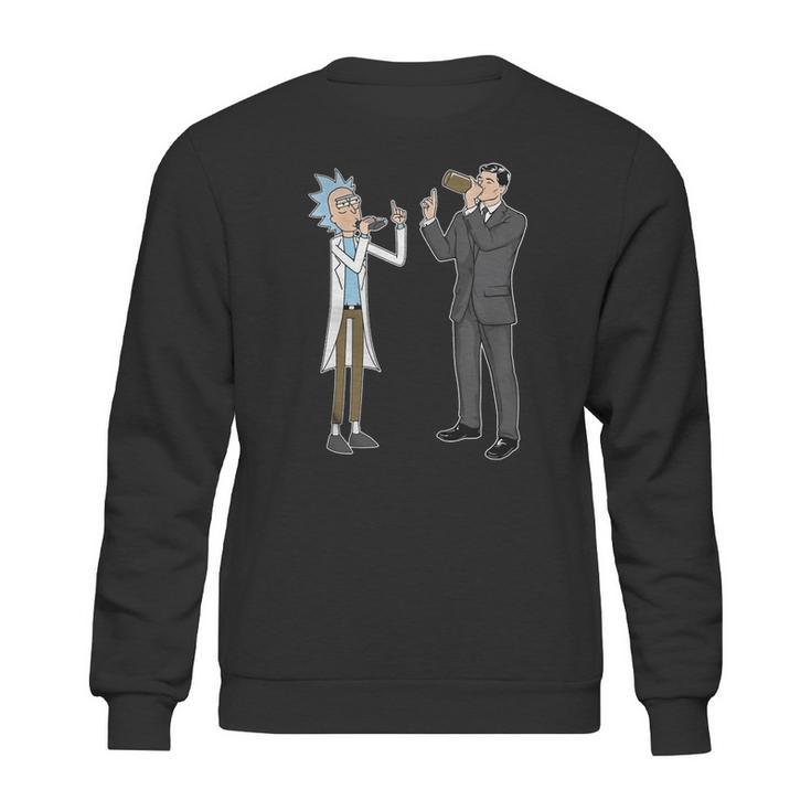 Rick And Archer Drinking Shirt Sweatshirt