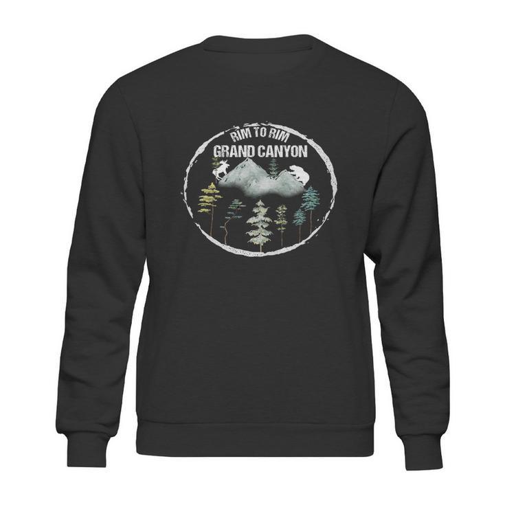 Rim To Rim R2r 2022 Grand Canyon National Park Arizona Travel Lover Camping Sweatshirt