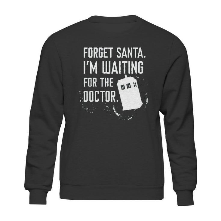 Ripple Junction Doctor Who Adult Forget Santa Light Weight Crew Sweatshirt