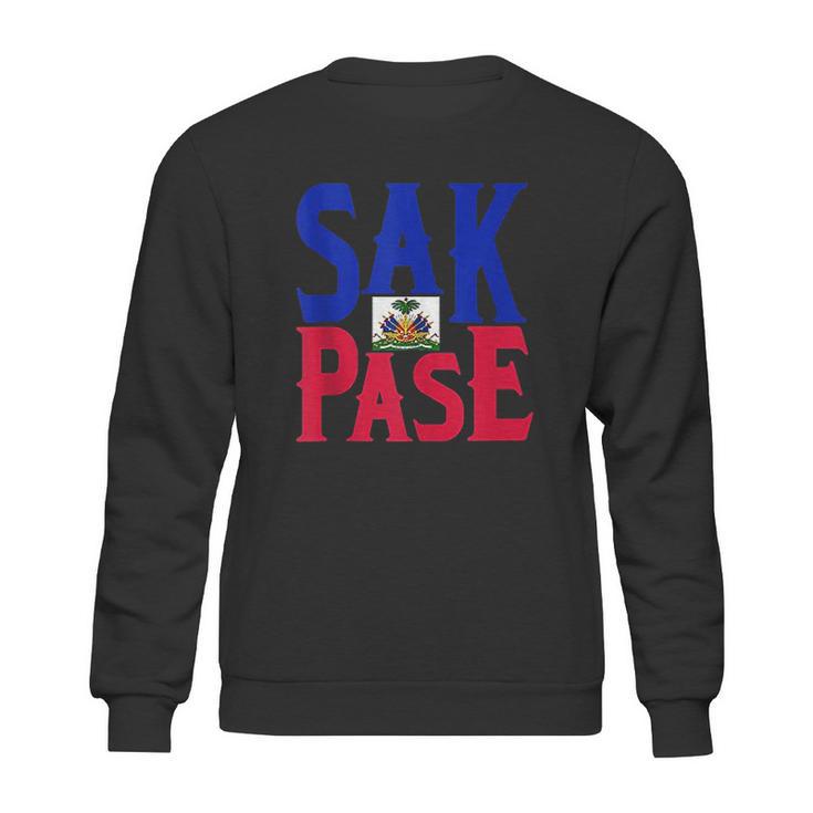 Sak Pase Art  Cute Haitian Creole Pride Sweatshirt