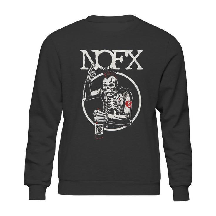 Sangning Round Summer Nofx Old Skull Design Sweatshirt