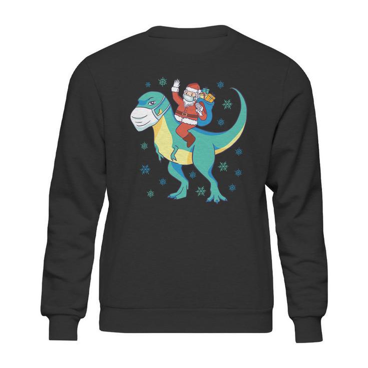 Santa Dinosaur Pandemic Sweatshirt