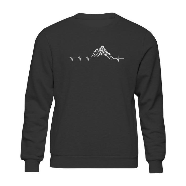 Schneebedeckte Berge Sweatshirt