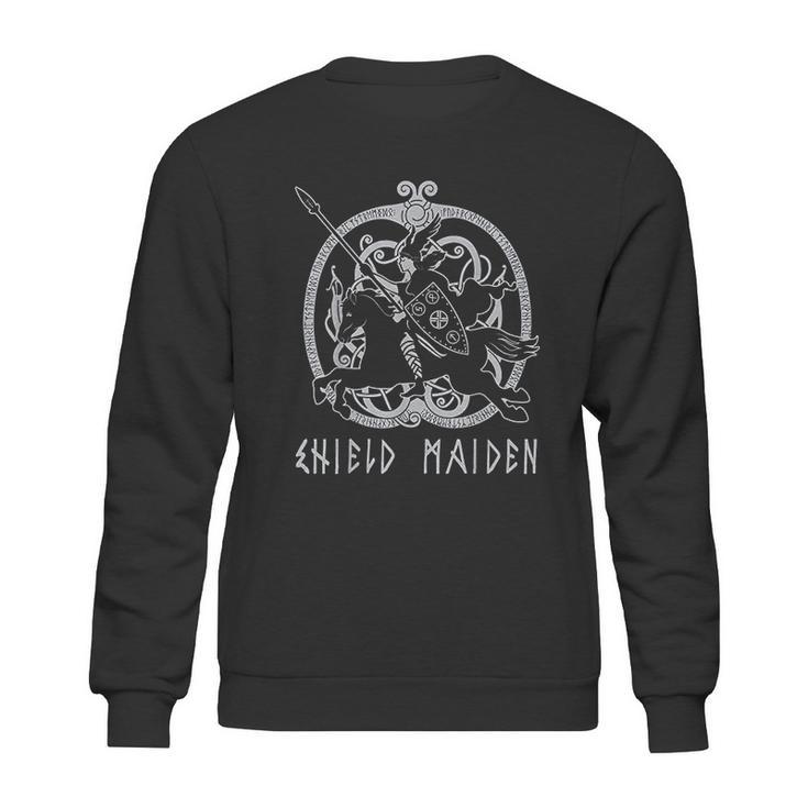 Shield Maiden Viking Woman Warrior Norse Mythology Gift Sweatshirt