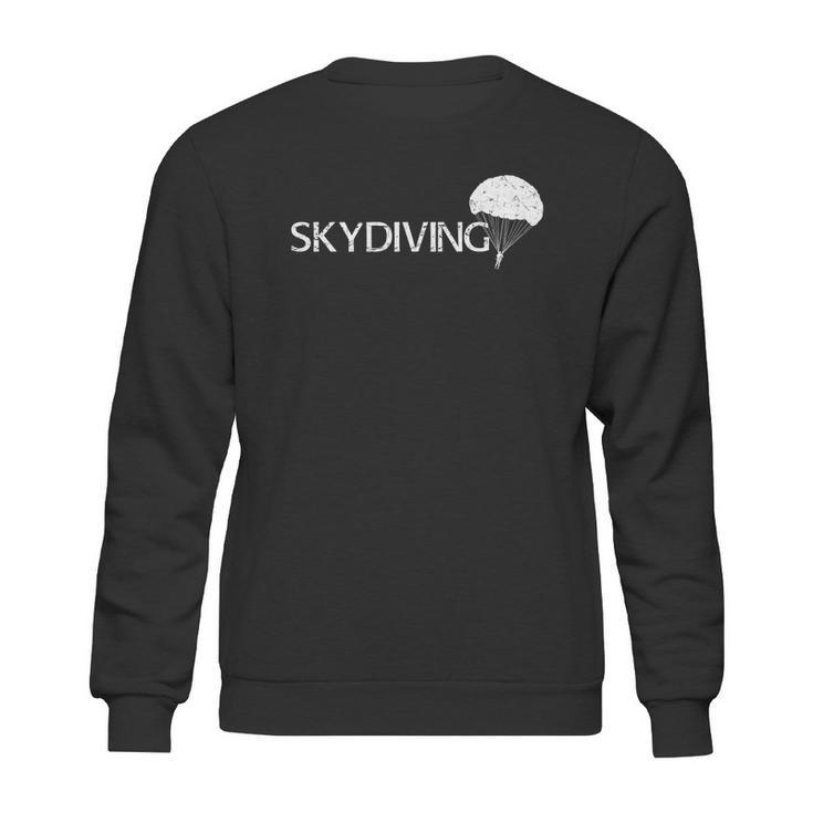 Skydiving Parachute Logo Sweatshirt