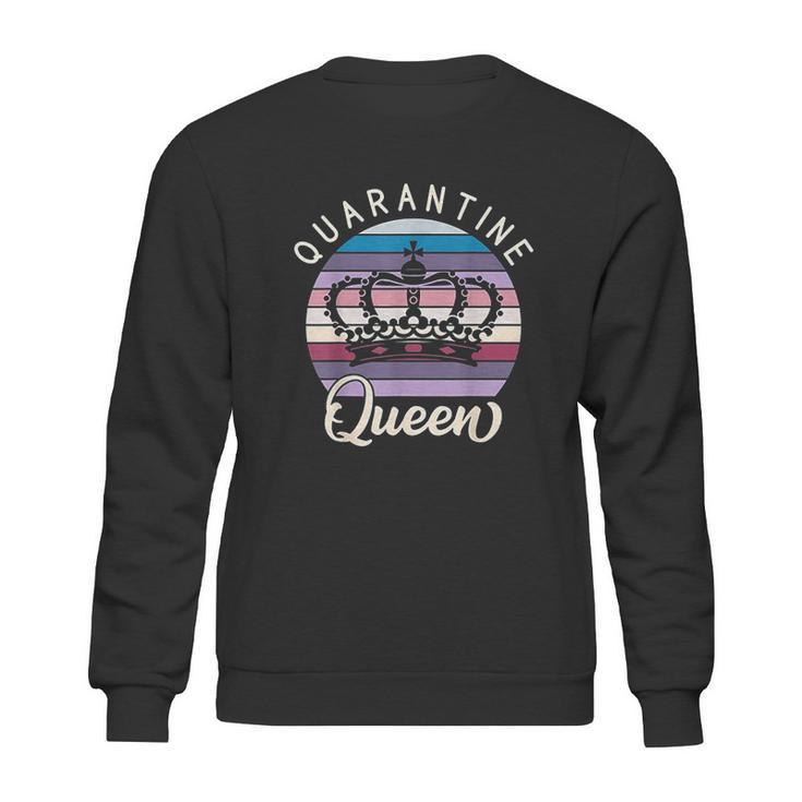 Social Distancing Quarantin Queen Sweatshirt