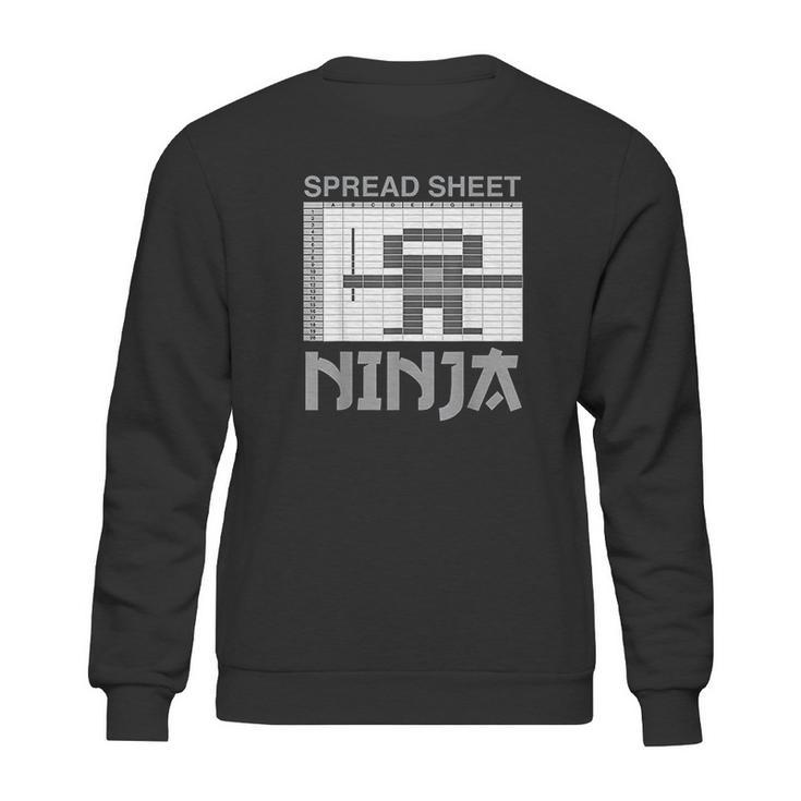 Spreadsheet Ninja Funny Office Party Excel Data Lover Sweatshirt