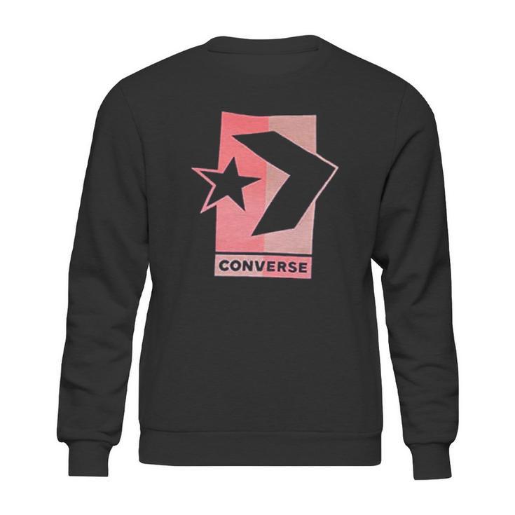 Star Chevron Stripe Graphic Sweatshirt