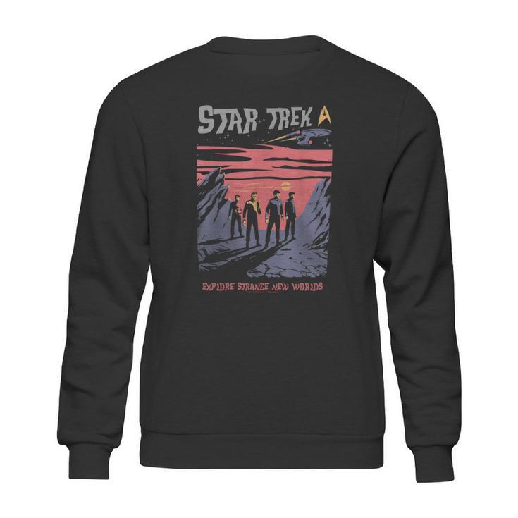 Star Trek Explore Strange New Worlds  Art Graphic T-Shirt Sweatshirt