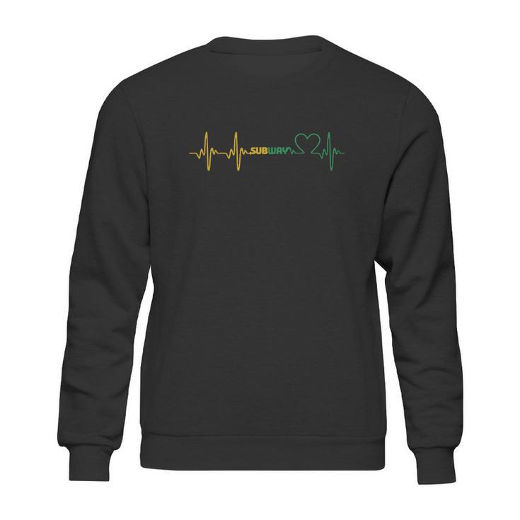 Subway Heart Sweatshirt