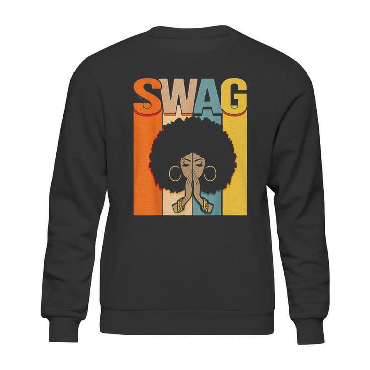 Swag Vintage Melanin Queen Sweatshirt