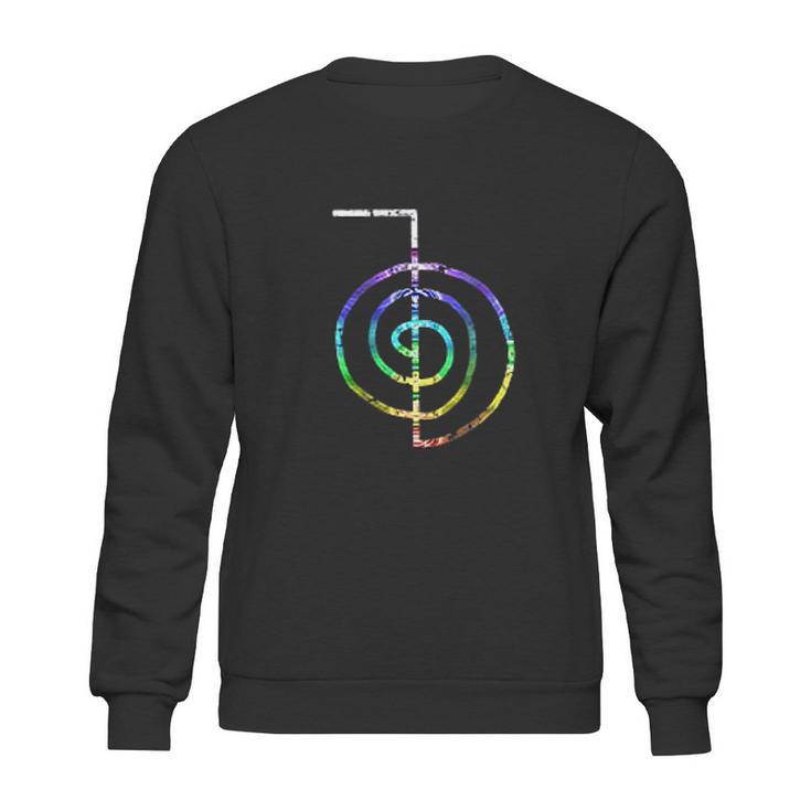 Symbol Choku Rei Gift Chakra Colors Sweatshirt