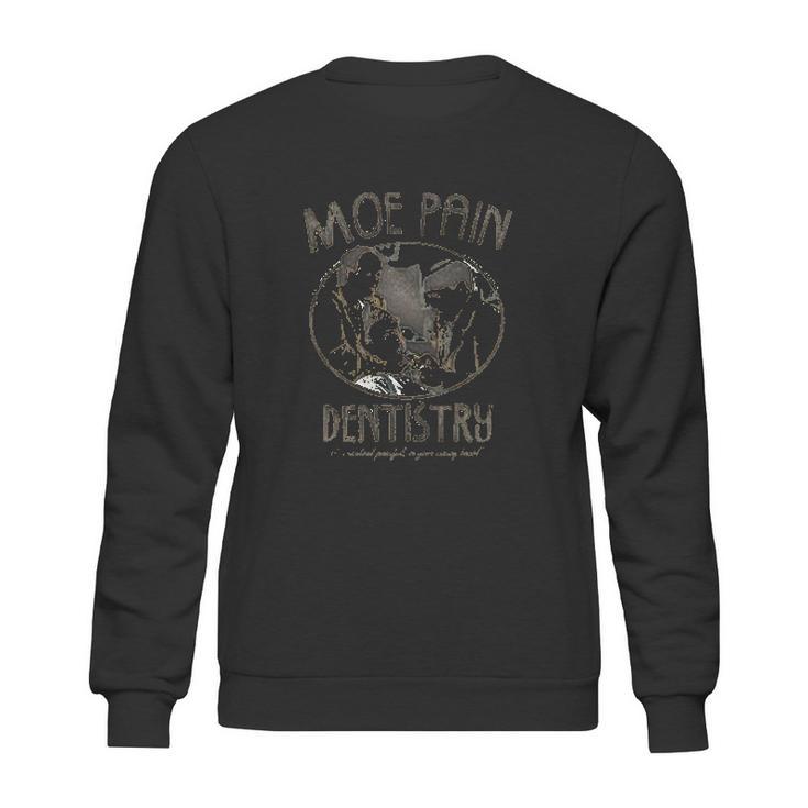 Three Stooges Juniors Moe Pain Sheer Sweatshirt