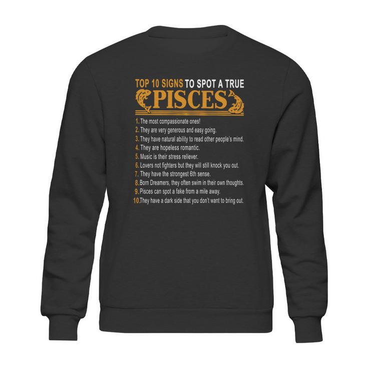 Top 10 Signs To Spot A True Pisces Sweatshirt