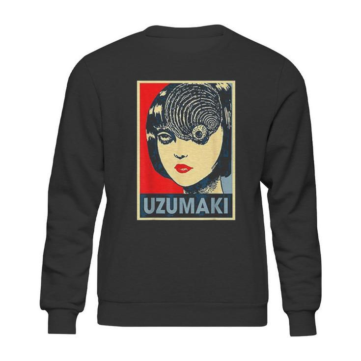 Uzumaki Junji Ito Japanese Horror Vintage Sweatshirt