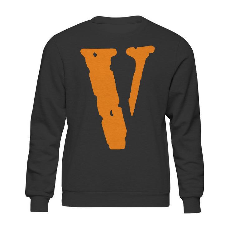 V As Vlone Orange T-Shirt Sweatshirt