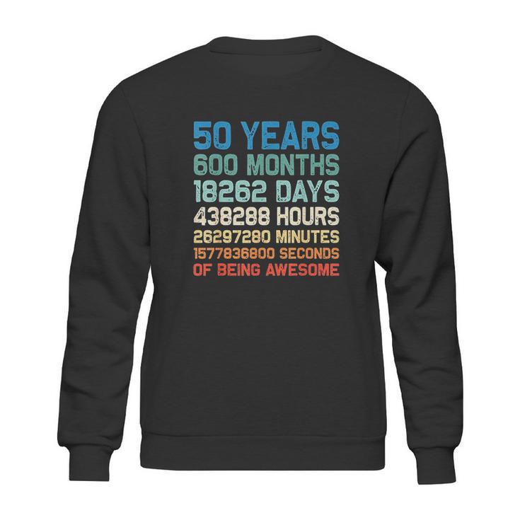 Vintage 1969 52Th Birthday 52 Yrs Old 600 Months Sweatshirt