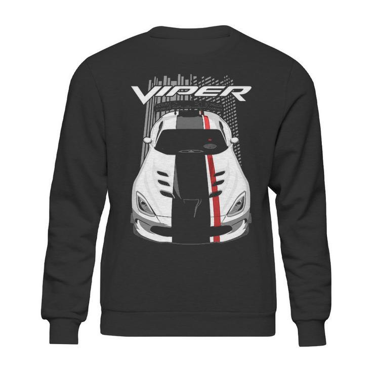 Viper Acr 5Th Generation White And Black Sweatshirt