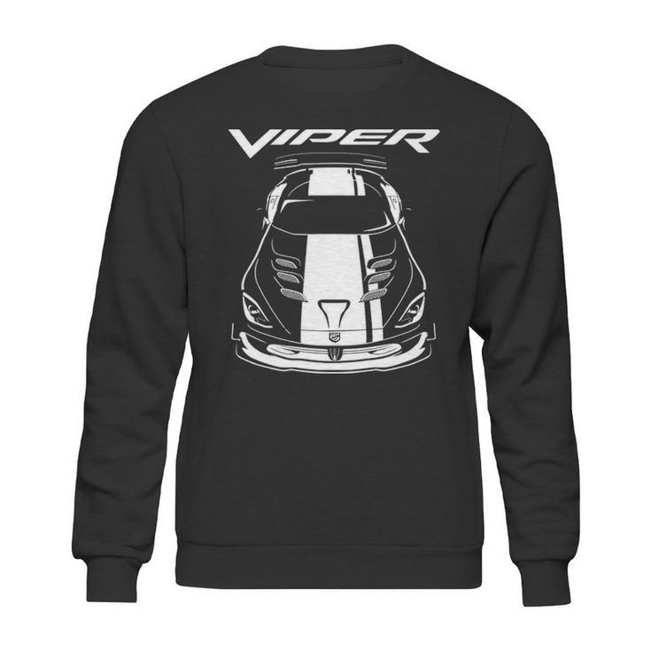 Viper Acr 5Th Generation White Stripes Sweatshirt