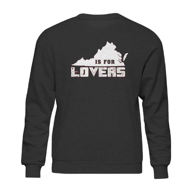 Virginia Lovers State Heart Vintage Throwback Gift Sweatshirt