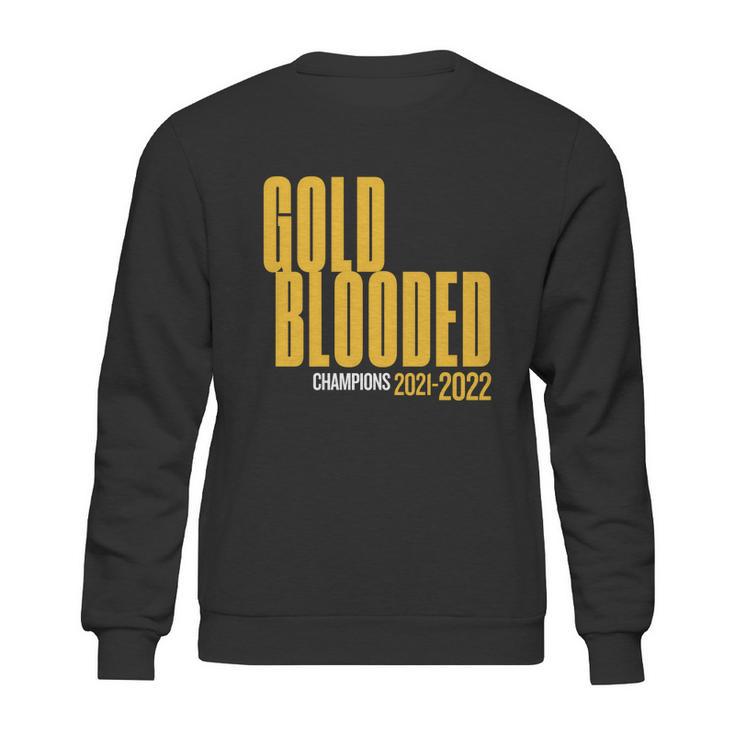 Warriors Finals 2022 Basketball Gold Blooded Warriors  Graphic Design Printed Casual Daily Basic V3 Sweatshirt