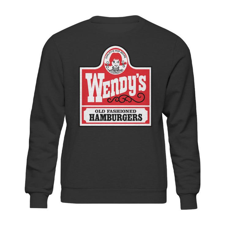 Wendys Old Fashioned Hamburgers Sweatshirt