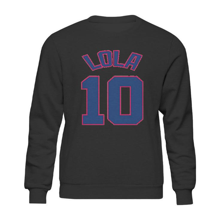 White Lola Bunny Tune Squad Jersey Sweatshirt