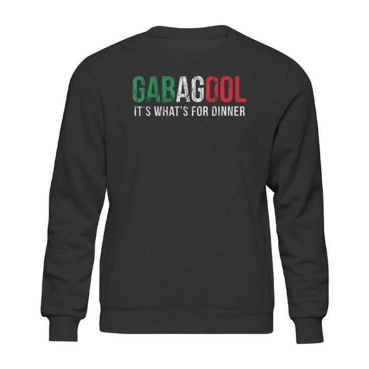 I Will Have The Gabagool For Dinner Vintage Sweatshirt