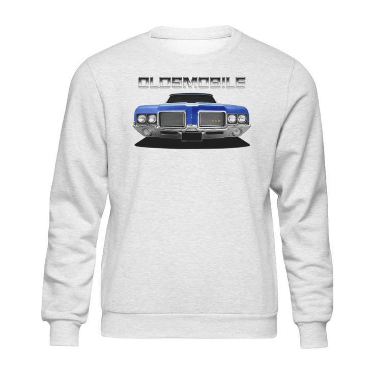 1972 Oldsmobile 442 Front Blue Ii Sweatshirt