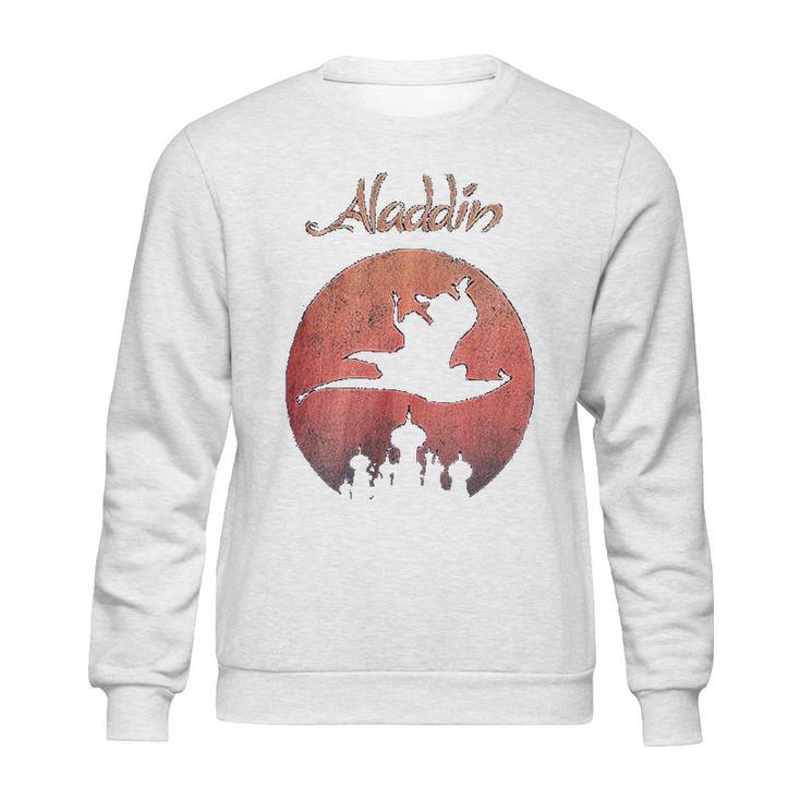 Aladdin Sunset Logo Poster Graphic Sweatshirt