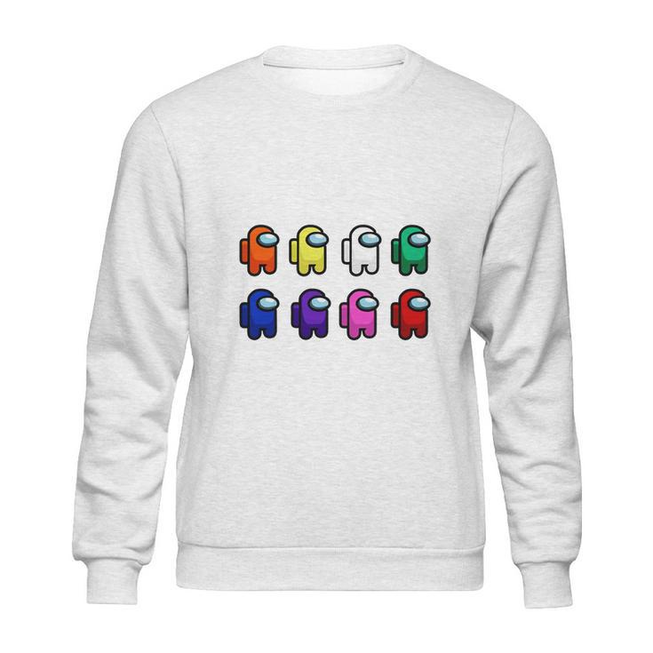 Among Us Character Sweatshirt