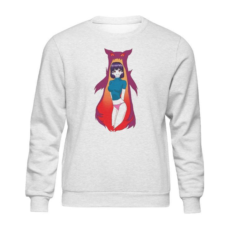 Anime  Kawaii Pastel Goth Japanese Anime Girl Sweatshirt