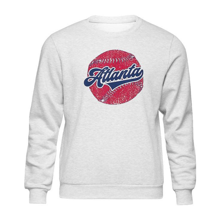 Atlanta Baseball | Atl Vintage Georgia Baseball Sweatshirt