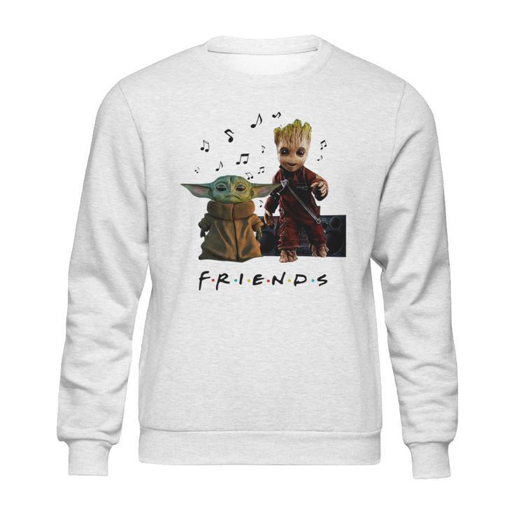 Baby Yoda And Baby Groot Friends Sweatshirt