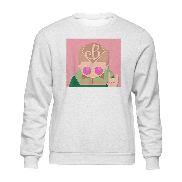 Bad Trap Hand Sign Bunny Dembow Style Reggaeton Sweatshirt