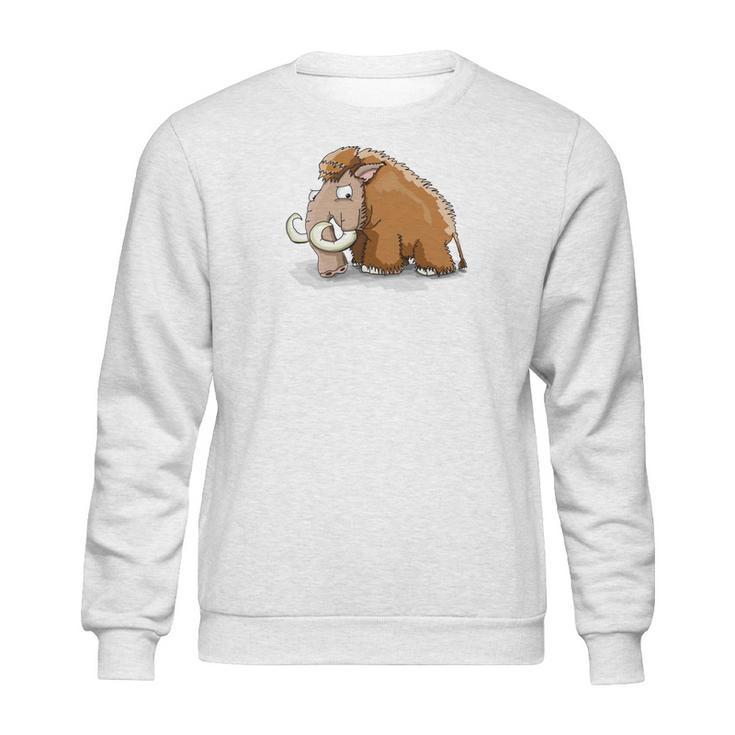 Big Wooly Mammoth Woolly Elephant Dinosaur Sweatshirt