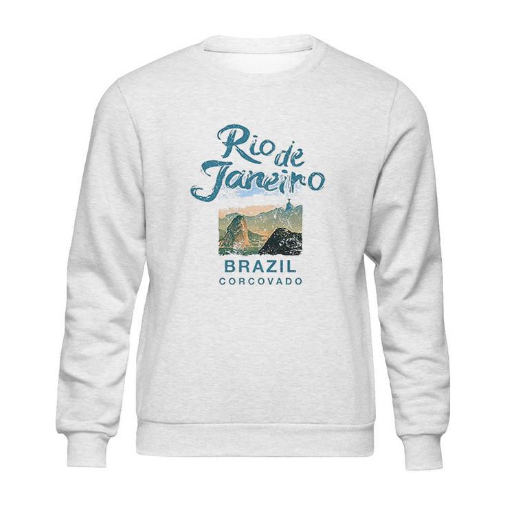 Brazil Rio De Janeiro Corcovado Brazilian Sweatshirt