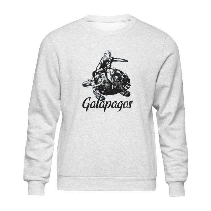 Charles Darwin Galapagos Islands Evolution Sweatshirt