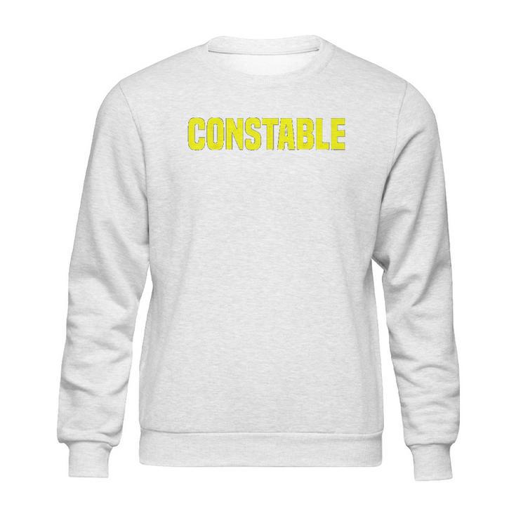 Constable Office Police Department Sweatshirt