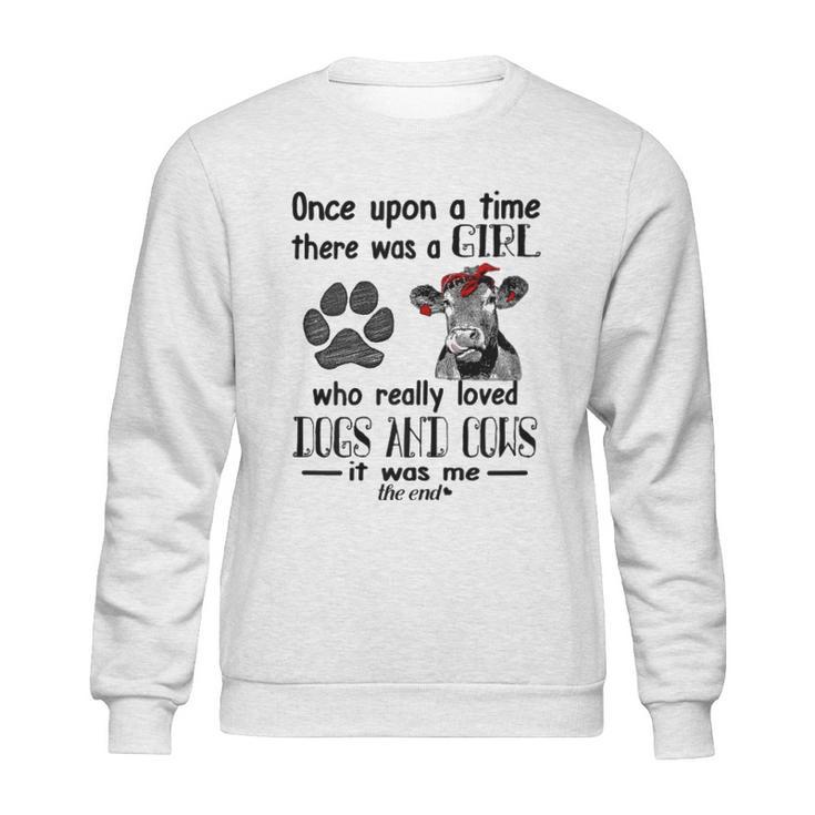 Cow Once Upon A Time Sweatshirt