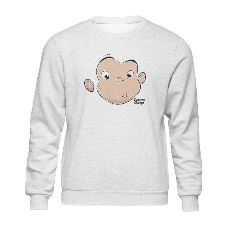 Curious George Face Sweatshirt