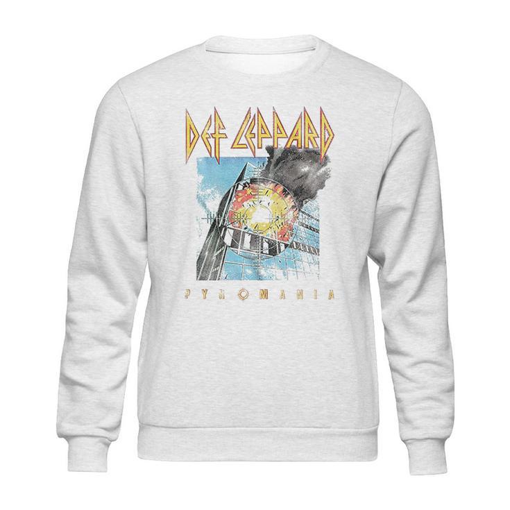 Def Leppard 1977 English Rock Band 80S Heavy Metal Pyromania Sweatshirt