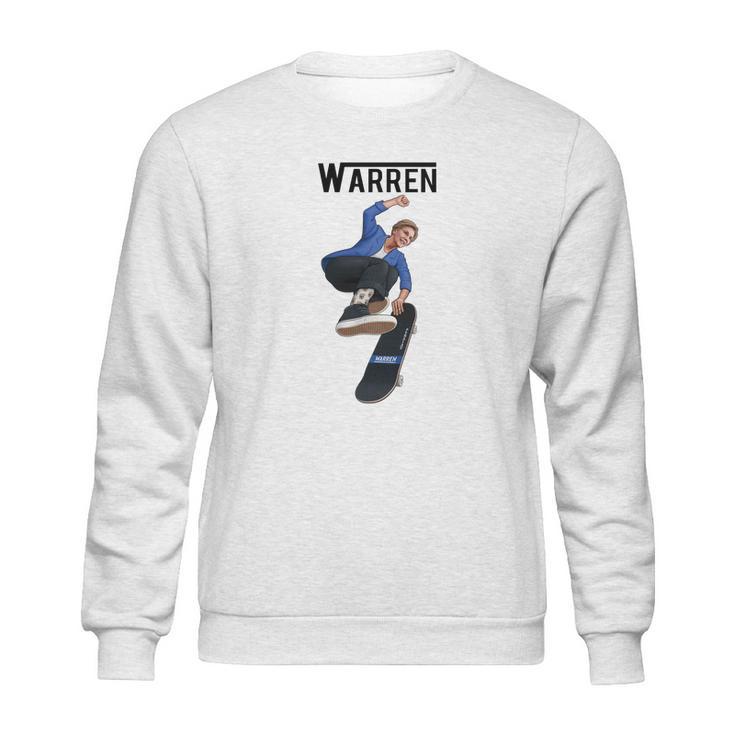 Elizabeth 2020 Warren Vans Logo Parody Sweatshirt