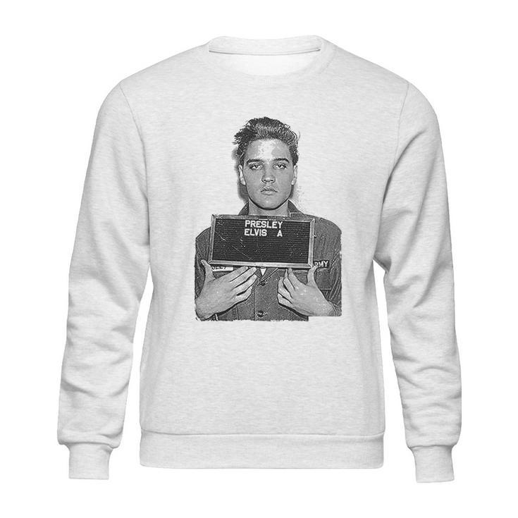 Elvis Presley Army Shot Rock N Roll Sweatshirt