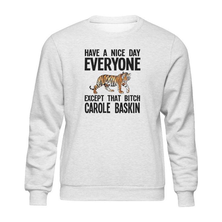 Except Carole Ringer Sweatshirt