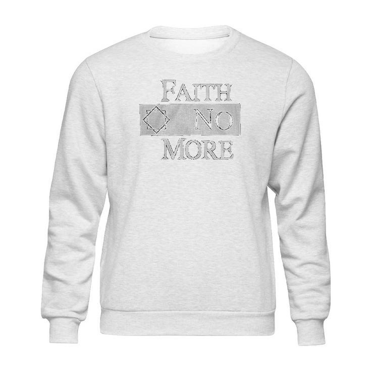 Faith No More Classic Logo Black Slim Fit Sweatshirt